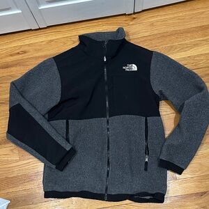 The North Face Denali jacket Two-Tone Black and Gray Jacket